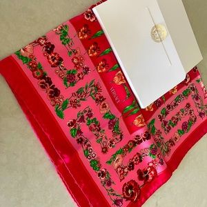 Versace Silk Scarf - original gift packaging with logo